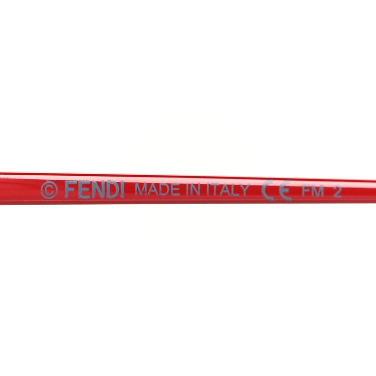 Metal Run Away Round Frame Sunglasses FF 0285/2 Red