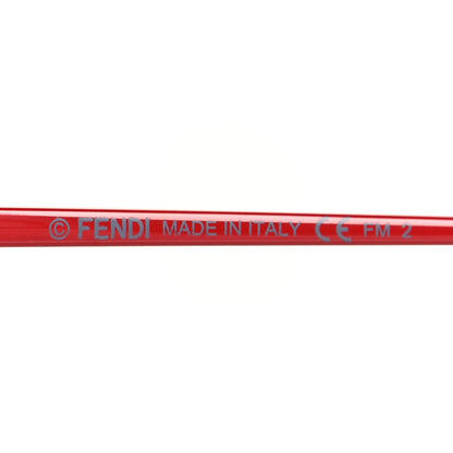 Fendi Metal Run Away Round Frame Sunglasses FF 0285/2 Red 7 of 7