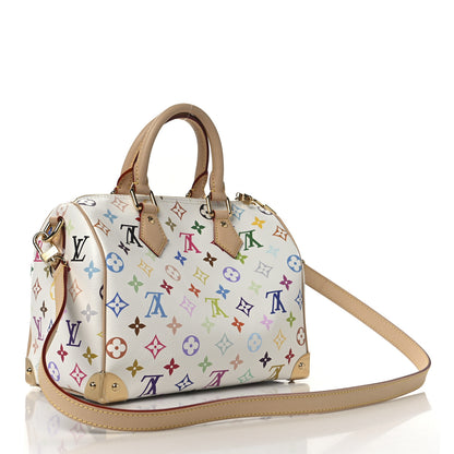 Louis Vuitton LV X TM Monogram Multicolor Speedy Bandouliere 25 White 3 of 9