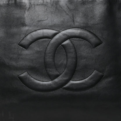Chanel Lambskin CC Tote Black 9 of 12