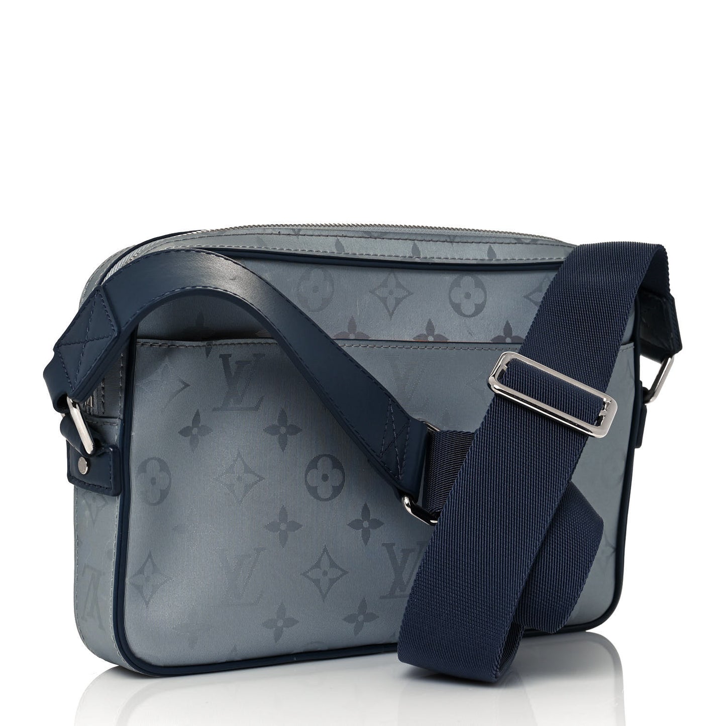 Monogram Alpha Messenger Satellite Silver
