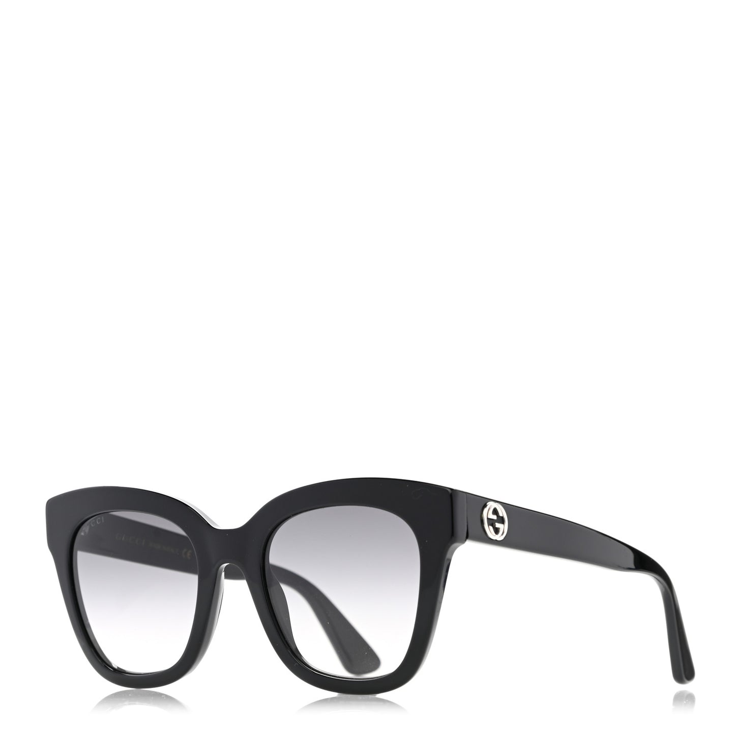 Acetate Square Frame Sunglasses GG0029SA Black