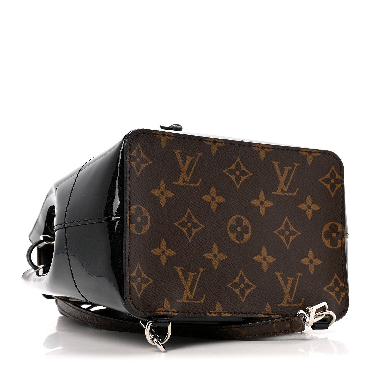Louis Vuitton Patent Monogram Hot Springs Backpack Black 4 of 12