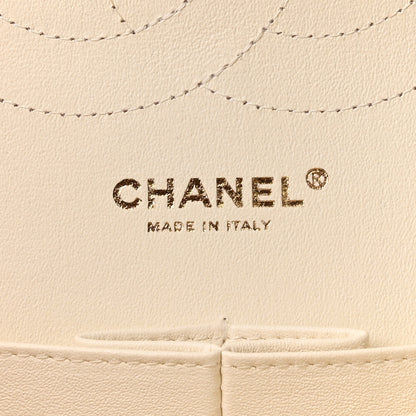 Chanel Caviar Quilted Jumbo Double Flap White 6 of 11