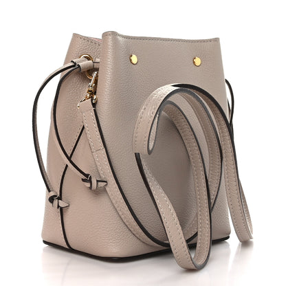 Louis Vuitton Calfskin Nano Lockme Bucket Greige 3 of 8