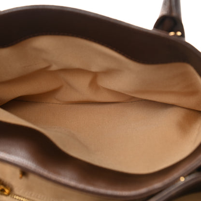 Chanel Calfskin Cerf Executive Shopper Tote Brown 7 of 20