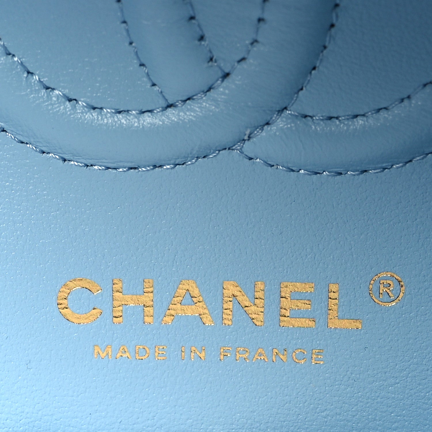 Chanel Caviar Quilted Small Double Flap Light Blue 6 of 11
