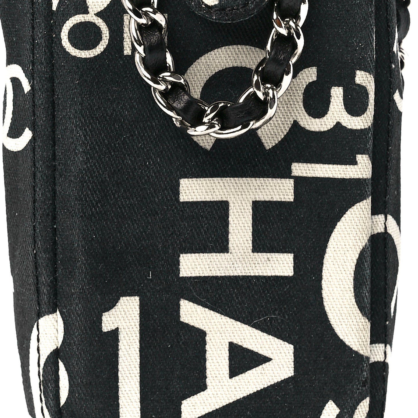 Canvas 31 Rue Cambon Phone Holder Black