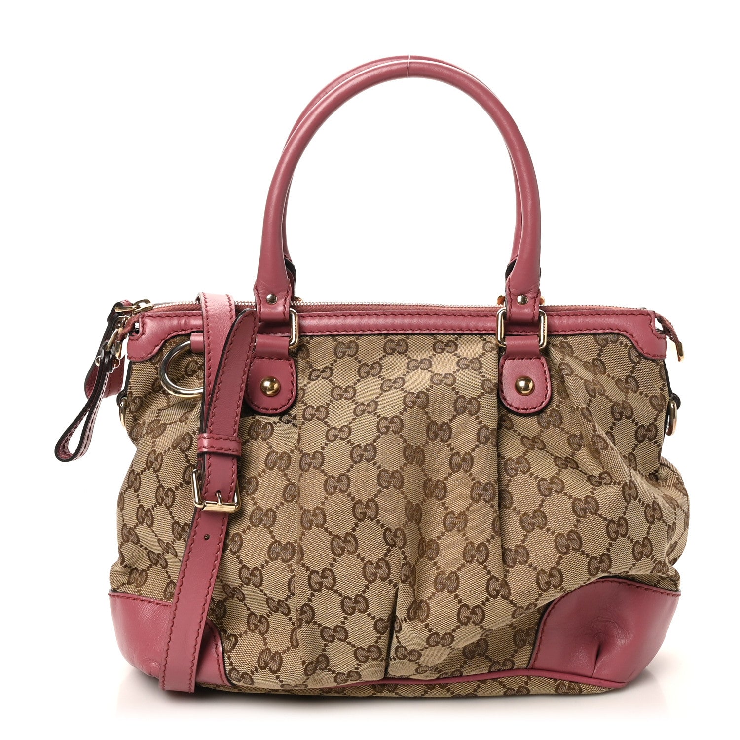 Gucci Monogram Medium Sukey Top Handle Peonia Flower 1 of 10