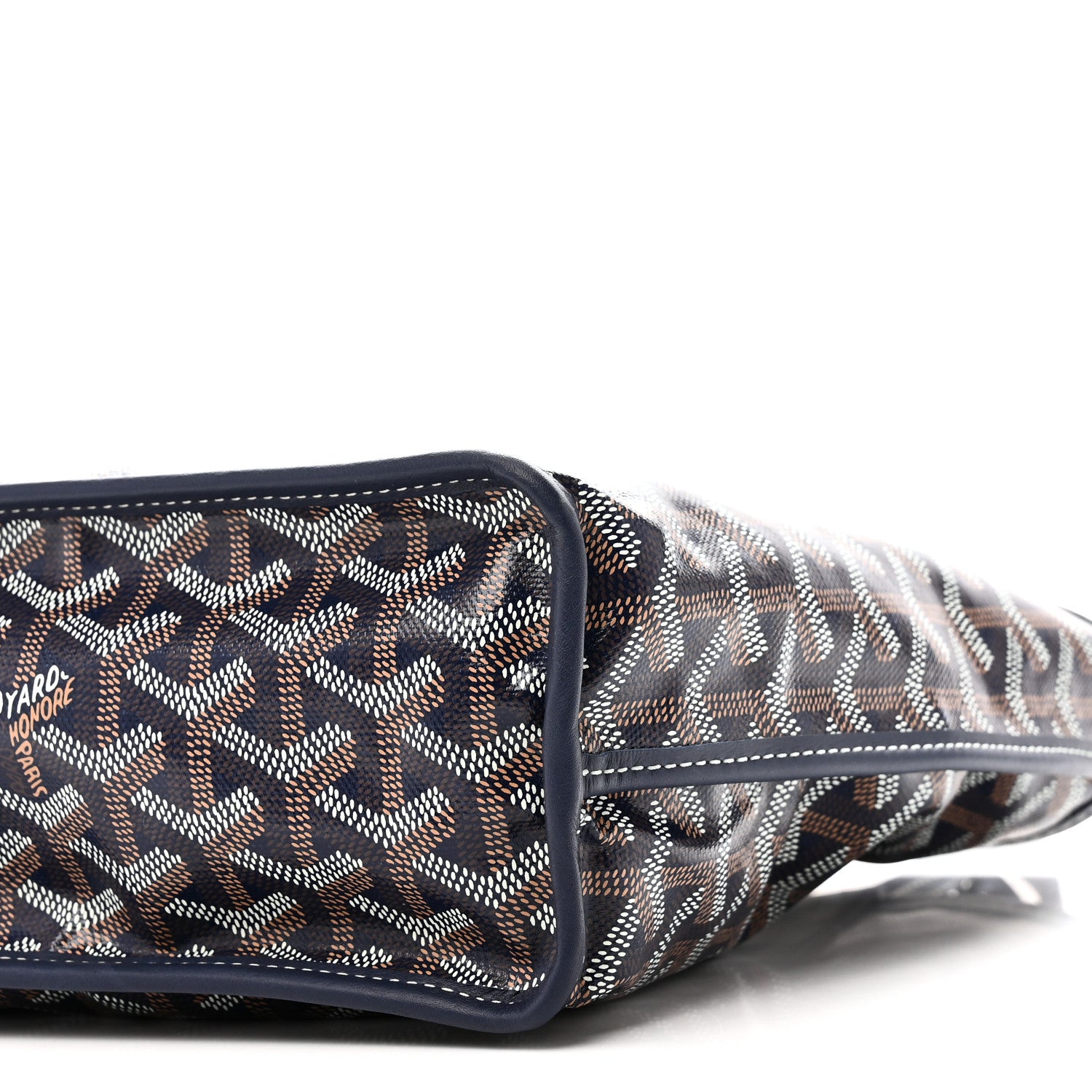 Goyard Goyardine Reversible Mini Anjou Navy 16 of 17