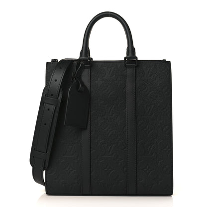 Louis Vuitton Taurillon Monogram Sac Plat Cross Black 1 of 8
