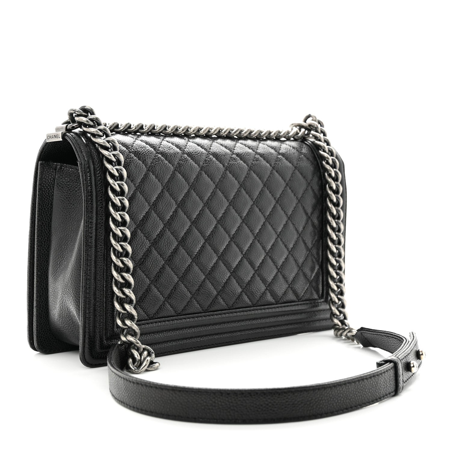 Chanel Caviar Quilted New Medium Boy Flap Black 3 of 10