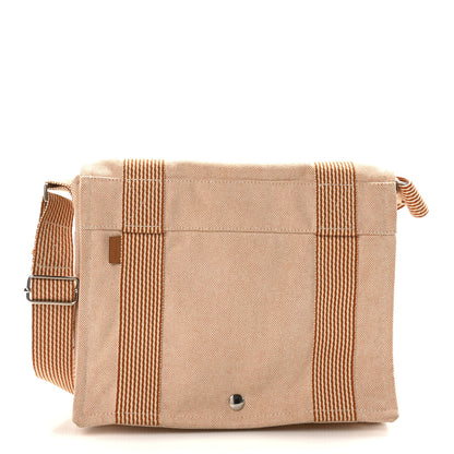 Hermes Canvas Herline Messenger Bag Orange 1 of 10