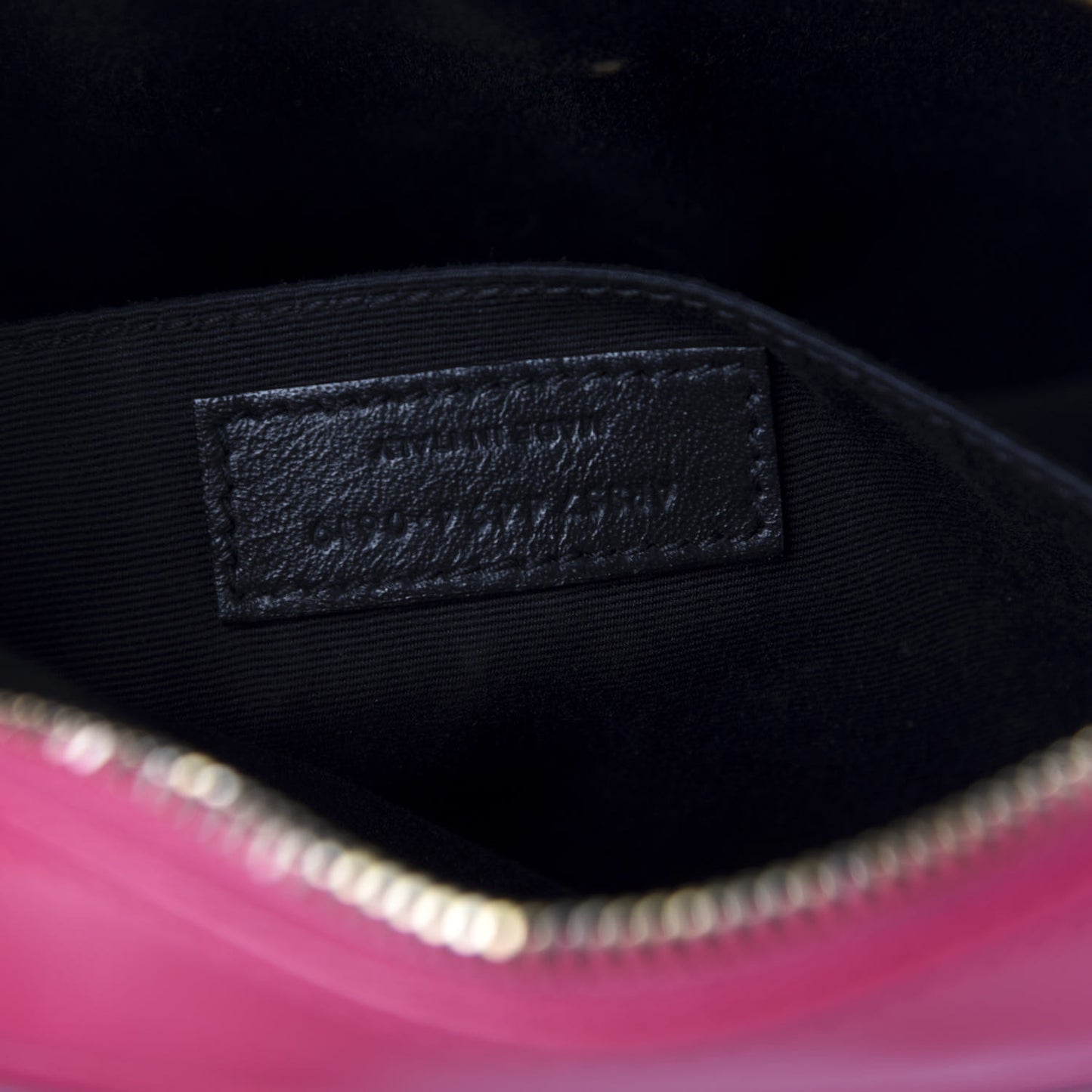 Calfskin Matelasse Monogram Lou Camera Bag Fuxia