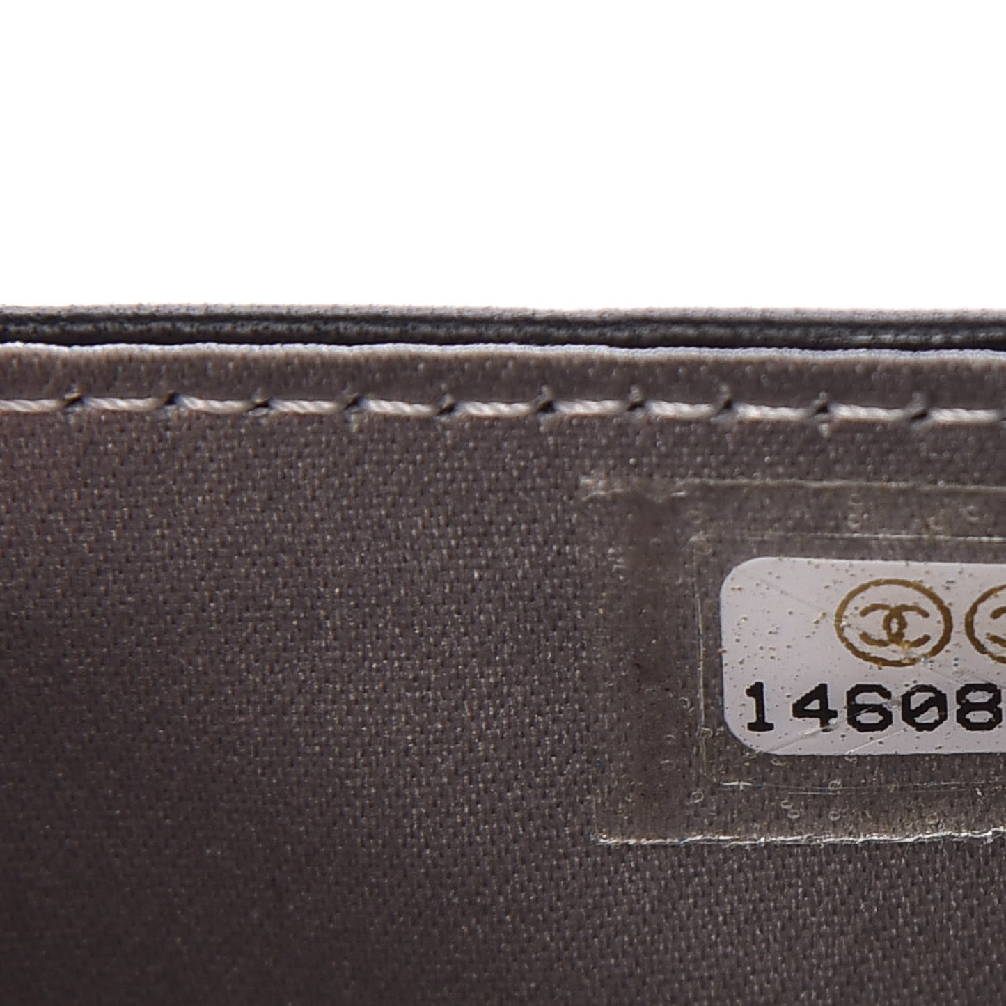 Lambskin Camellia Embossed Card Holder Wallet Black