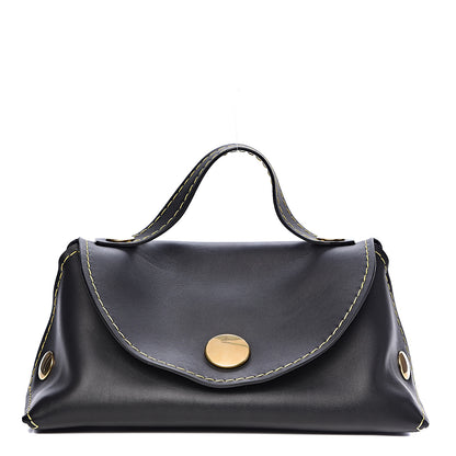 Celine Calfskin Orb Bag Black 1 of 10