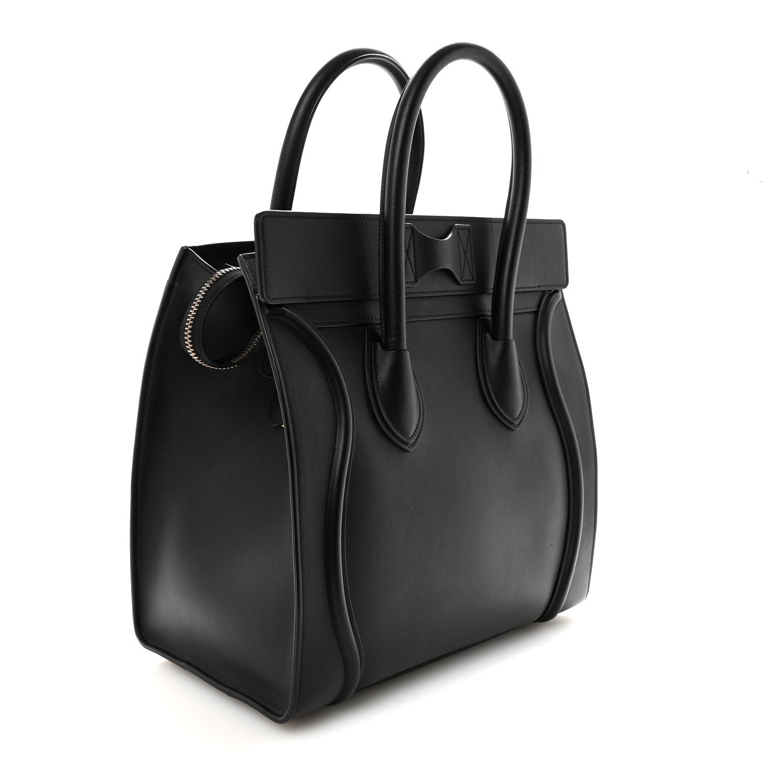 Celine Smooth Calfskin Mini Luggage Black 3 of 9