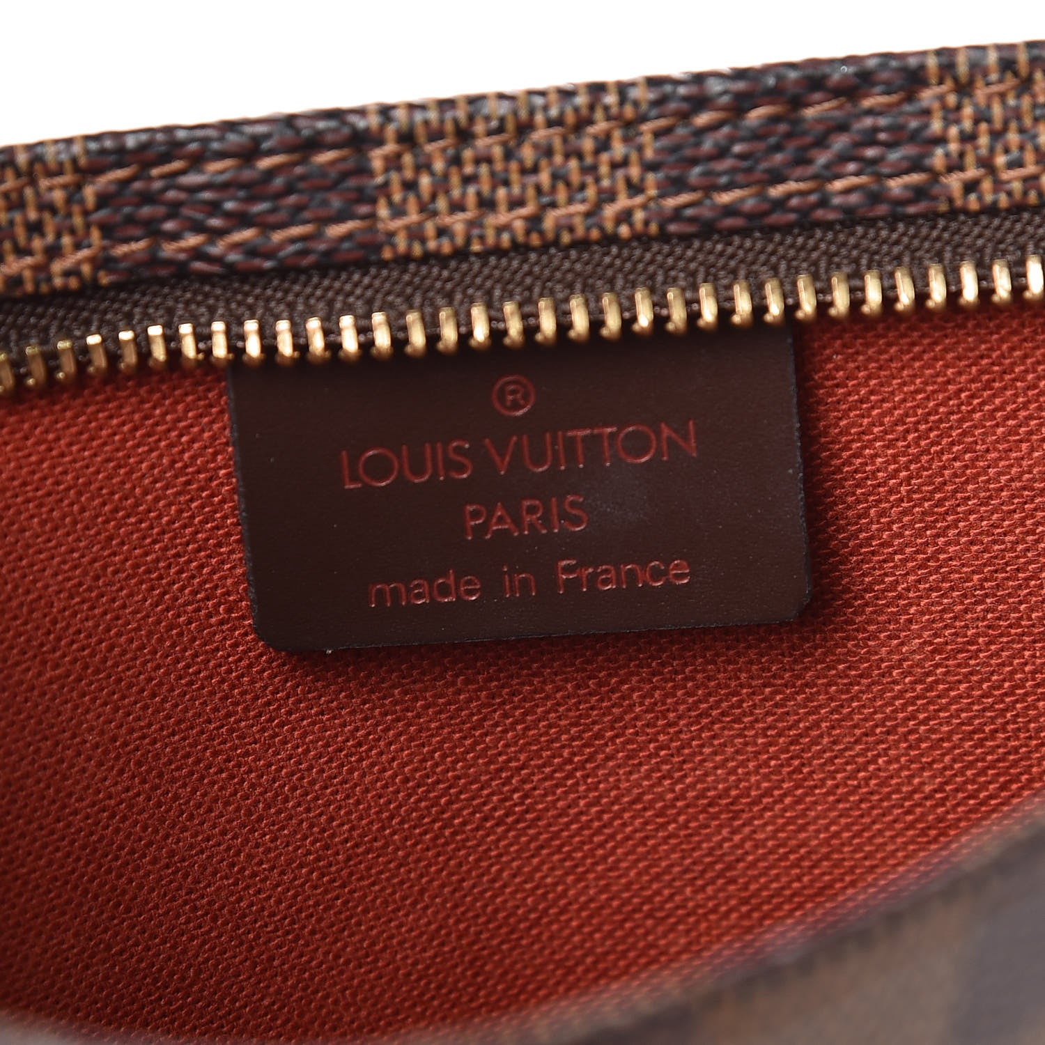 Louis Vuitton Damier Ebene Navona Pochette Accessories 6 of 11