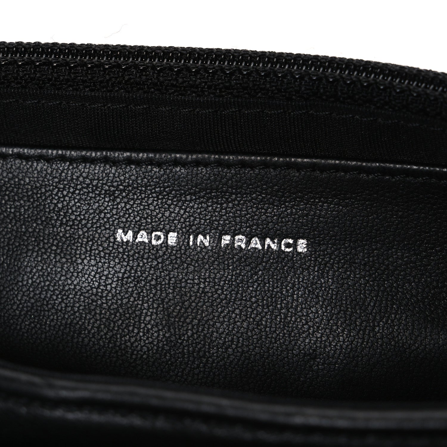 Chanel Lambskin Half Moon Wallet On Chain WOC Black 6 of 10