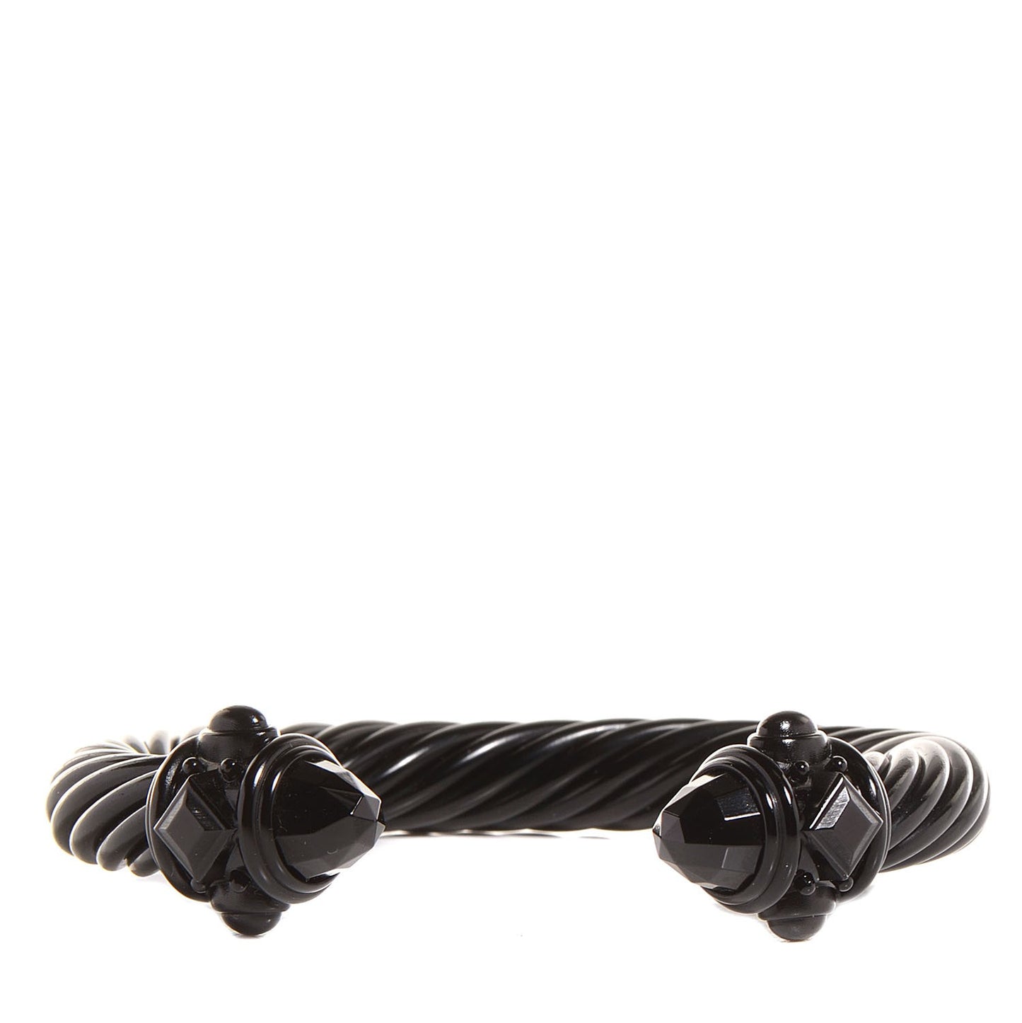 Aluminum 10mm Renaissance Cable Bracelet Black
