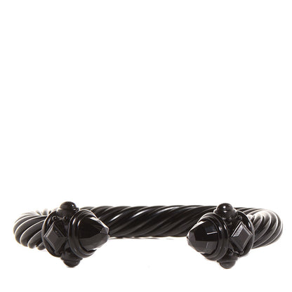David Yurman Aluminum 10mm Renaissance Cable Bracelet Black 1 of 6