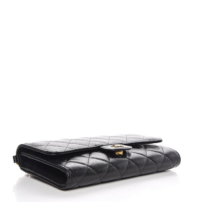 Chanel Caviar Quilted Wallet on Removable Chain Black 7 of 11
