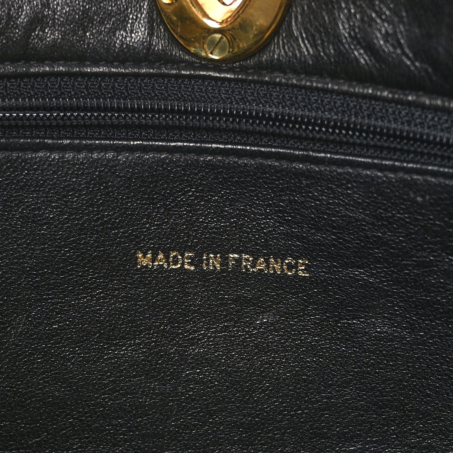 Chanel Lambskin Quilted CC Shoulder Bag Black 7 of 10