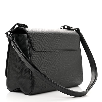 Louis Vuitton Epi Twist Shoulder Bag MM Matte Black 3 of 12