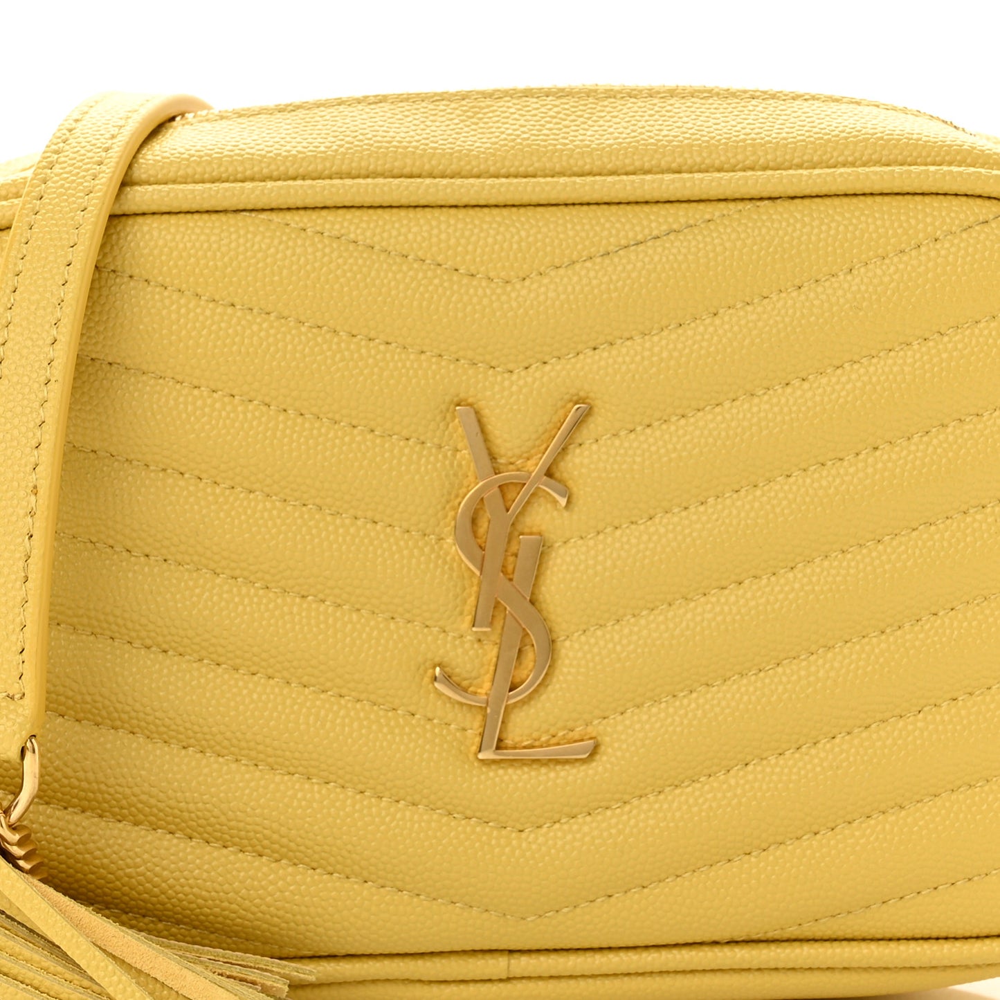 Grain De Poudre Matelasse Monogram Mini Lou Camera Bag Sunflower