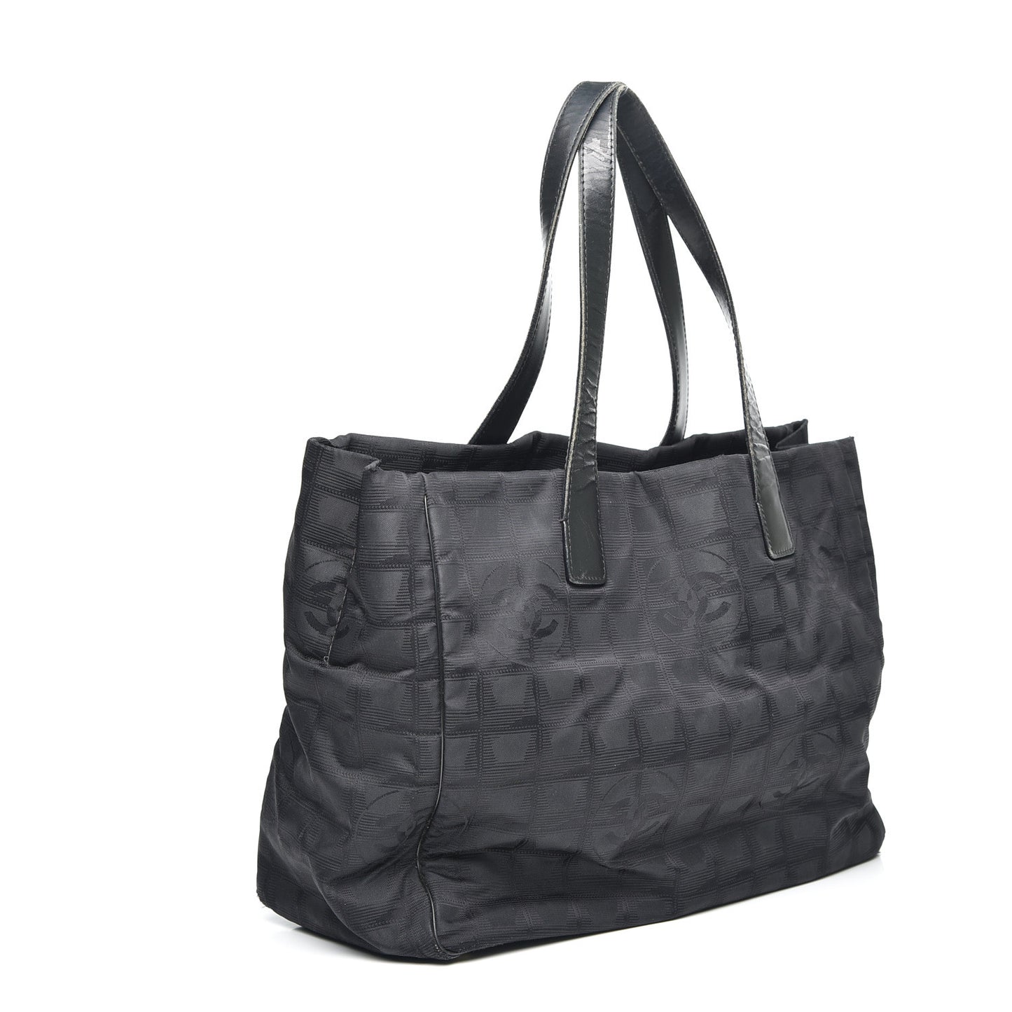 Nylon Travel Laptop Tote Black