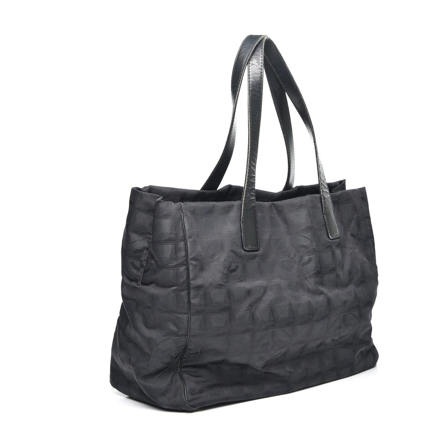 Chanel Nylon Travel Laptop Tote Black 2 of 10