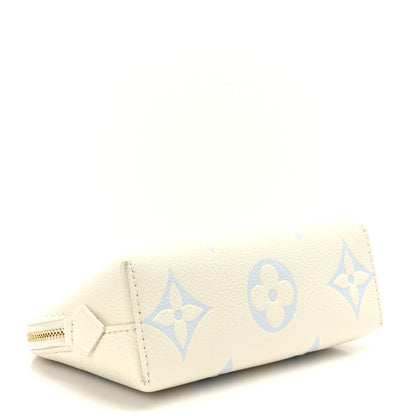 Louis Vuitton Empreinte Monogram Giant Cosmetic Pouch Latte Candy Blue 4 of 8