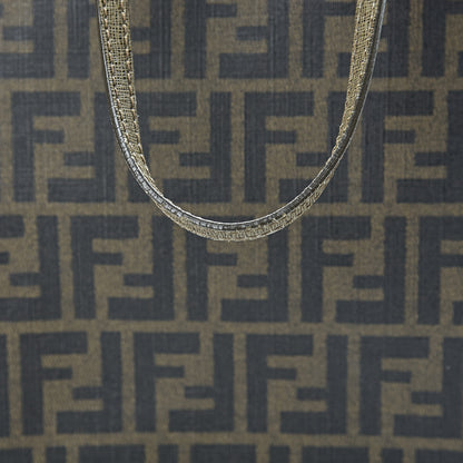 Fendi Zucca Lampo Studded Roll Tote Tobacco 12 of 12