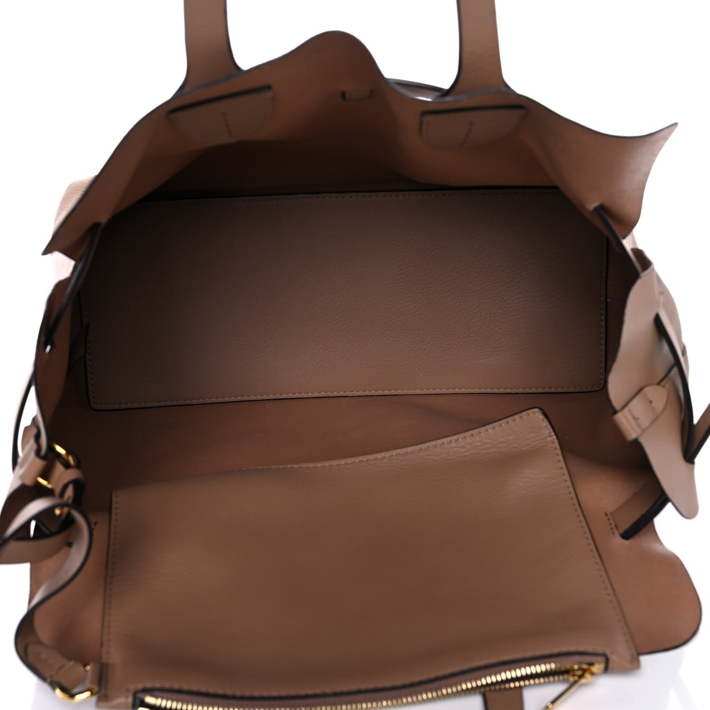 Soft Calfskin Medium Belt Bag Light Camel