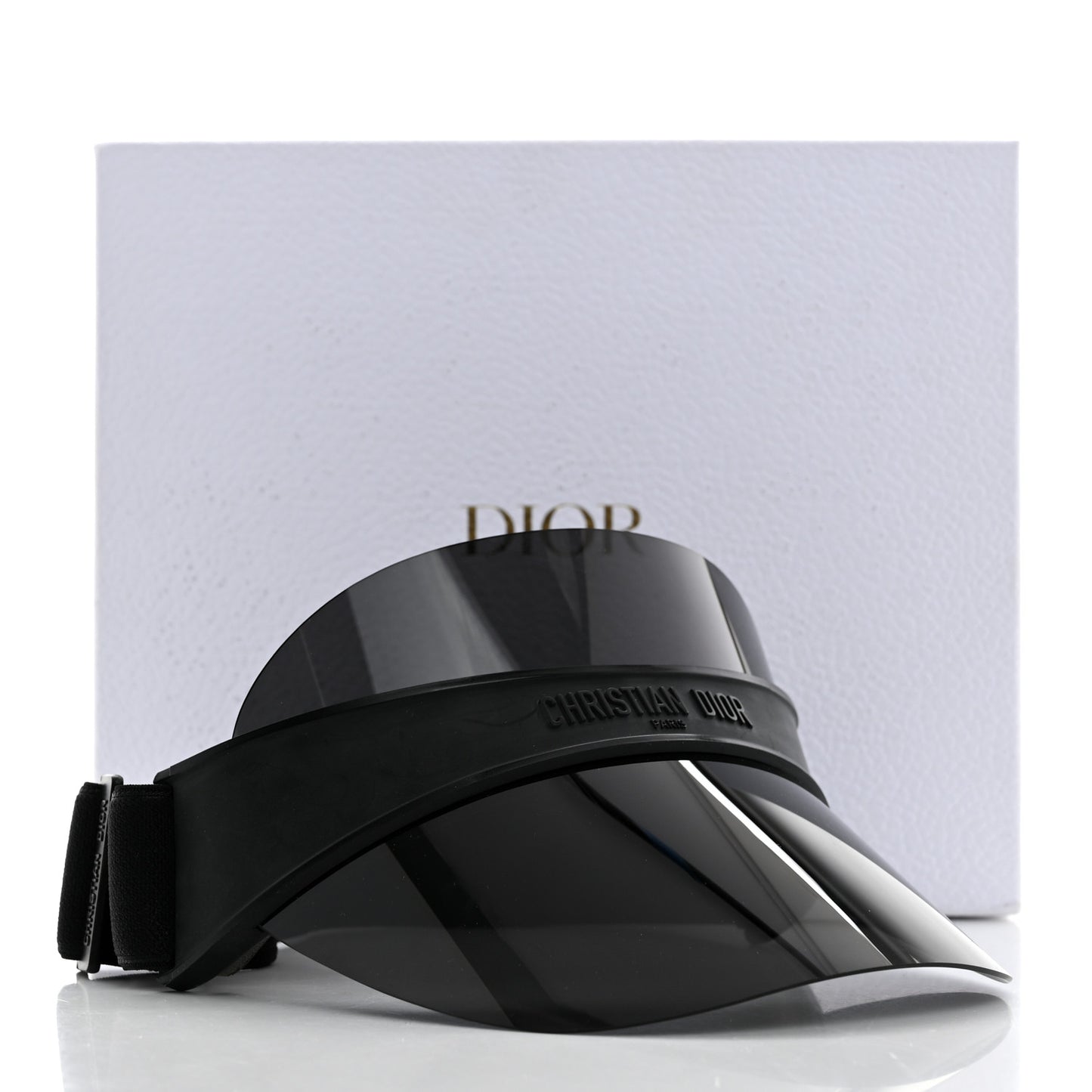 Mirrored DiorClubV1U Sun Visor Black