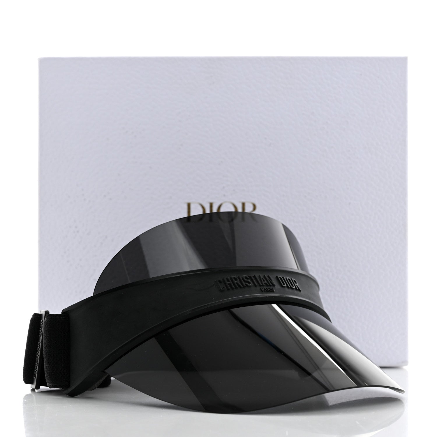 Christian Dior Mirrored DiorClubV1U Sun Visor Black 9 of 9