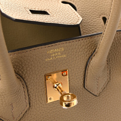 Hermes Togo Birkin 25 Beige Marfa 9 of 21