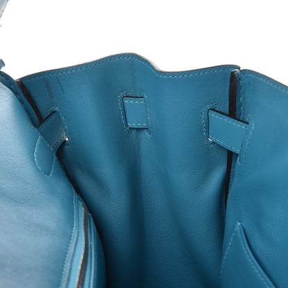 Hermes Swift Birkin 30 Turquoise 15 of 30