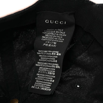 Gucci Gabardine Gucci Headband Baseball Hat M Black 8 of 13