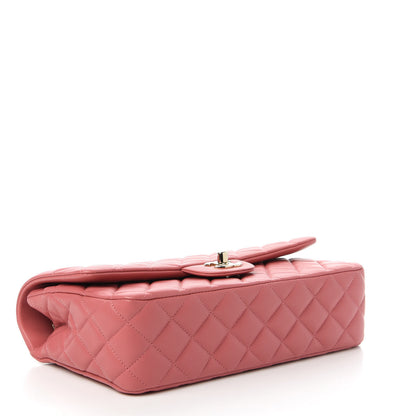 Chanel Lambskin Quilted Valentine Charms Medium Single Flap Pink 4 of 11
