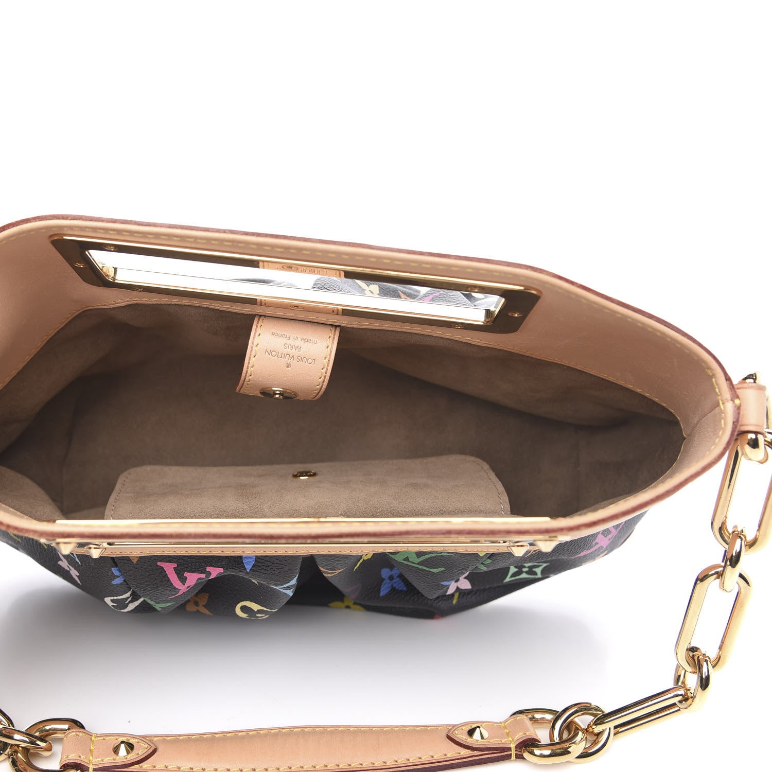 Louis Vuitton Monogram Multicolor Judy MM Black 5 of 8