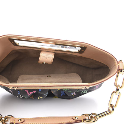 Louis Vuitton Monogram Multicolor Judy MM Black 5 of 8