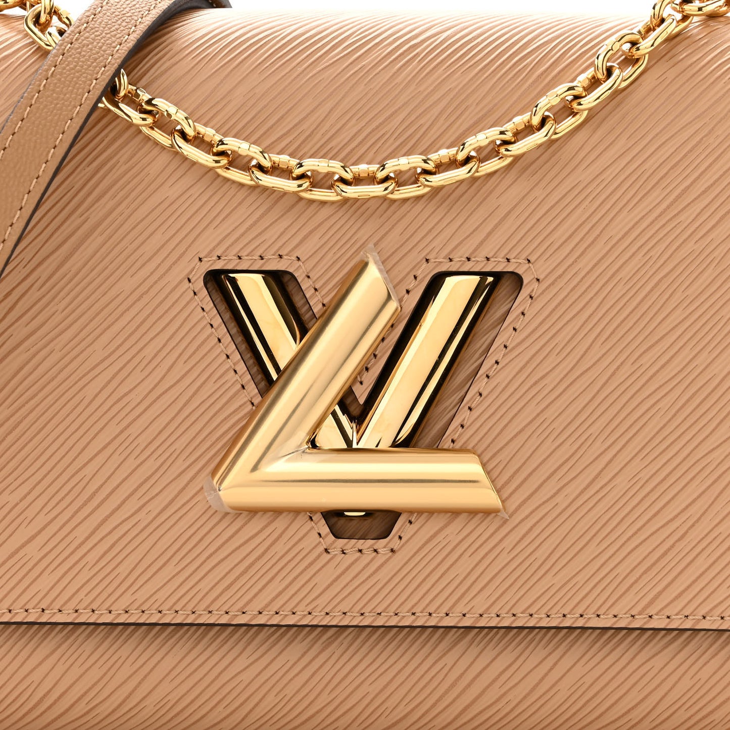 Epi Twist Shoulder Bag MM Camel