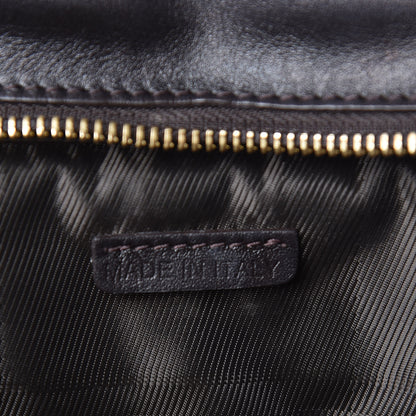 Burberry Calfskin Quilted Manor Tote Dark Brown 7 of 14