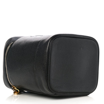 Chanel Caviar Vanity Cosmetic Case Black 4 of 21