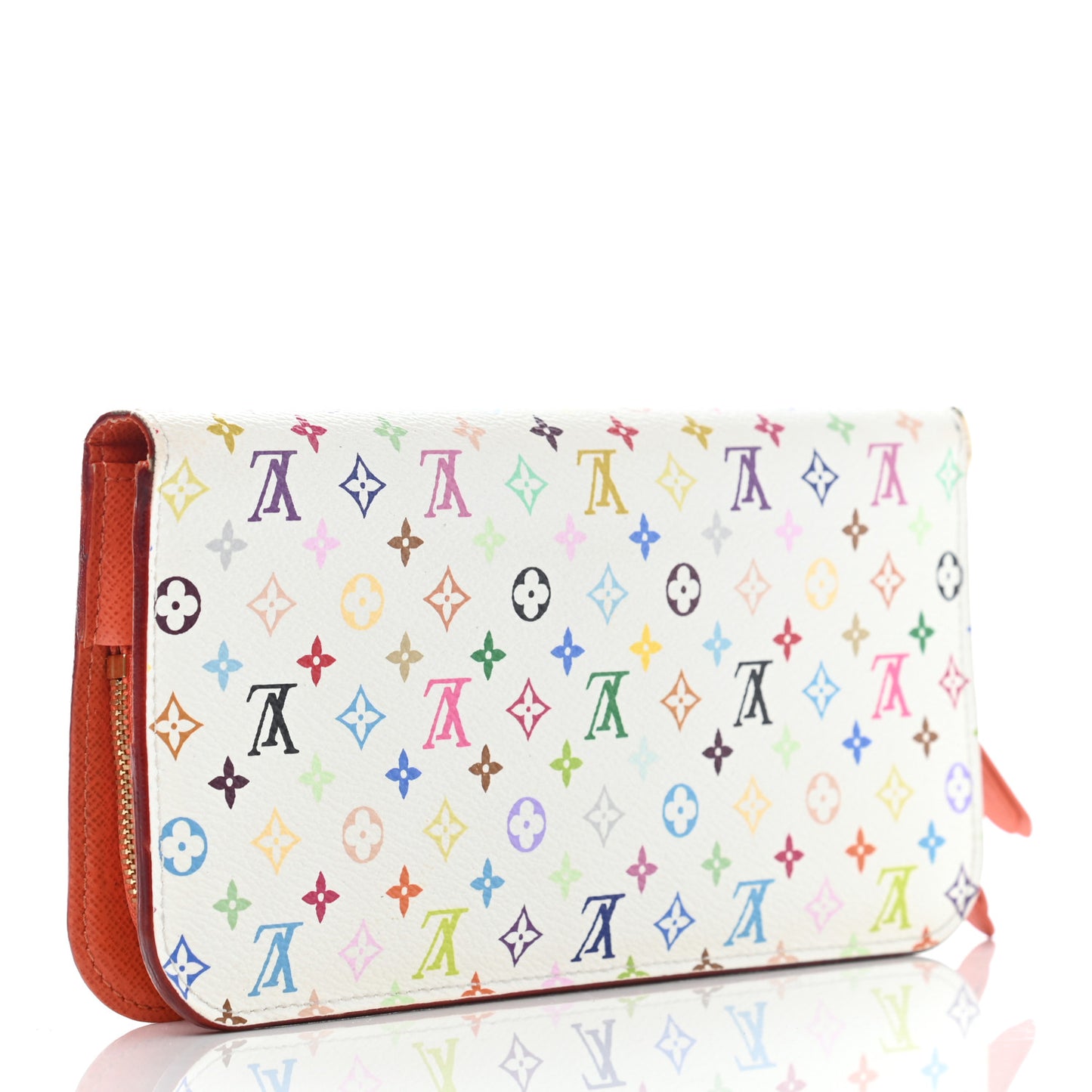 Monogram Multicolor Insolite Wallet White Orange