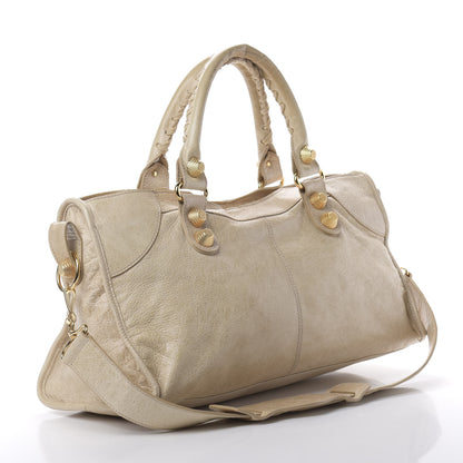 Balenciaga Goatskin Giant 21 Gold Hardware Part Time Natural 3 of 20
