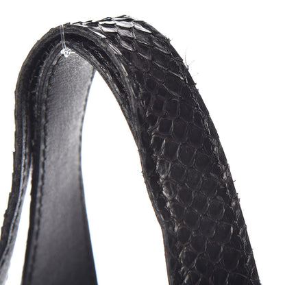 Chloe Python Calfskin Paraty East West Shoulder Bag Black 8 of 12