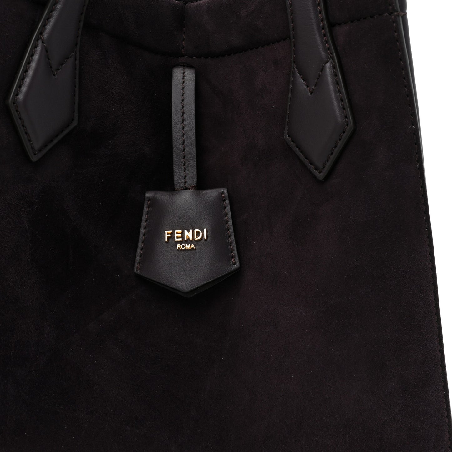 Vitello Grace Camoscio Medium Fendi Origami Plum