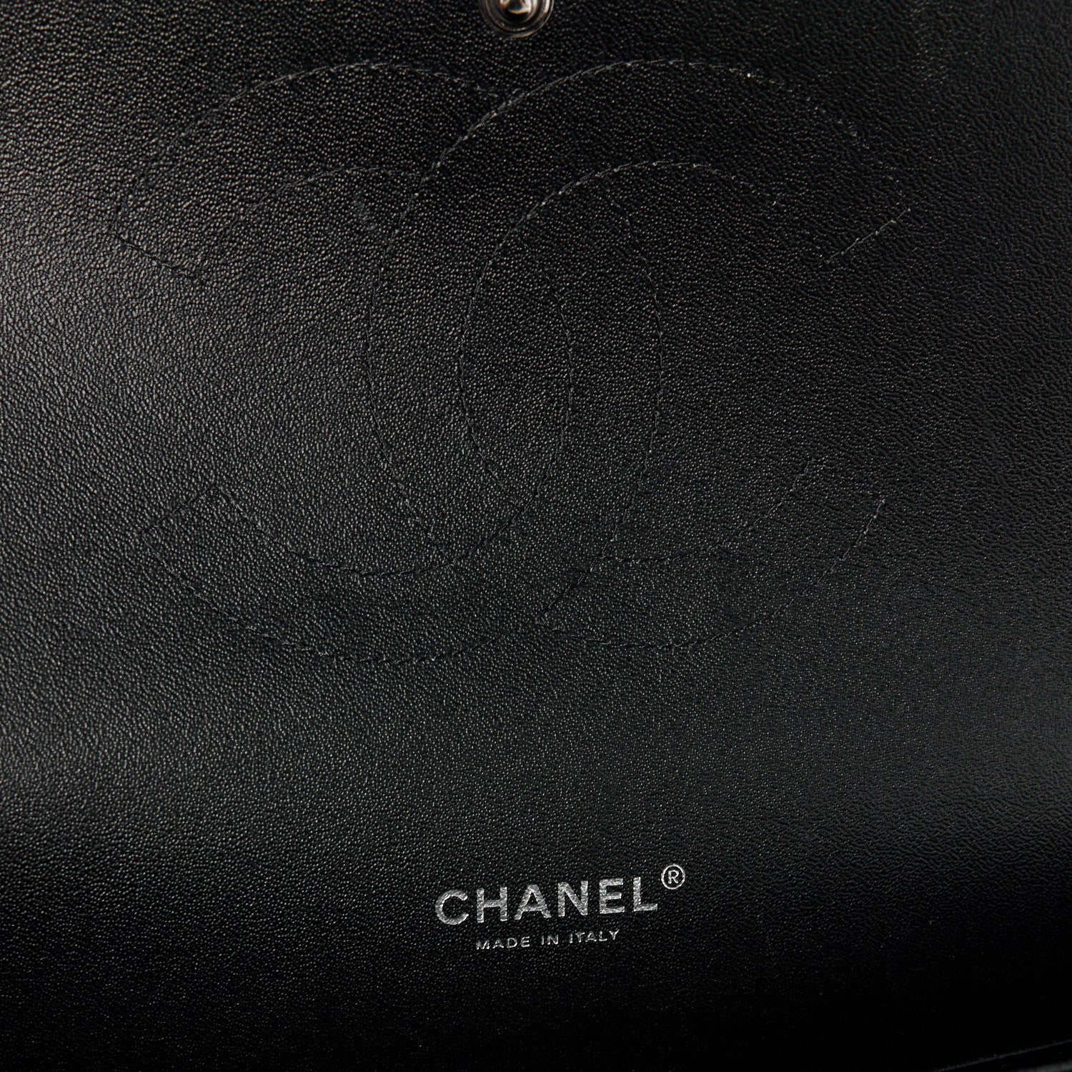 Chanel Lambskin Chevron Quilted Maxi Double Flap So Black 6 of 11